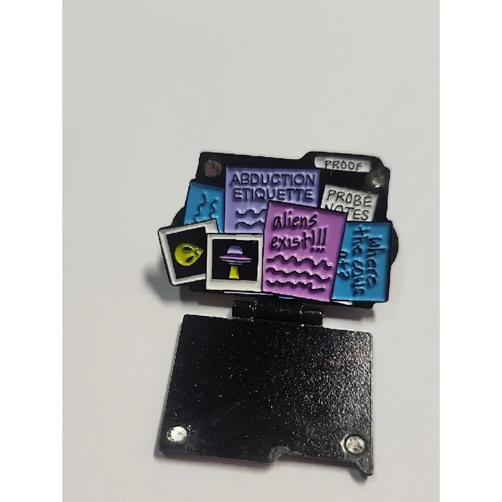 Black 'The Truth Is Out There' Pin Aliens Exist